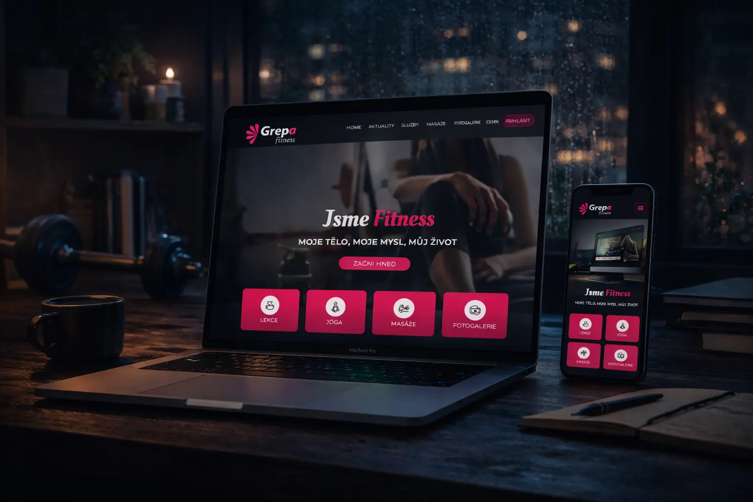 Primer razvoja poslovne spletne strani